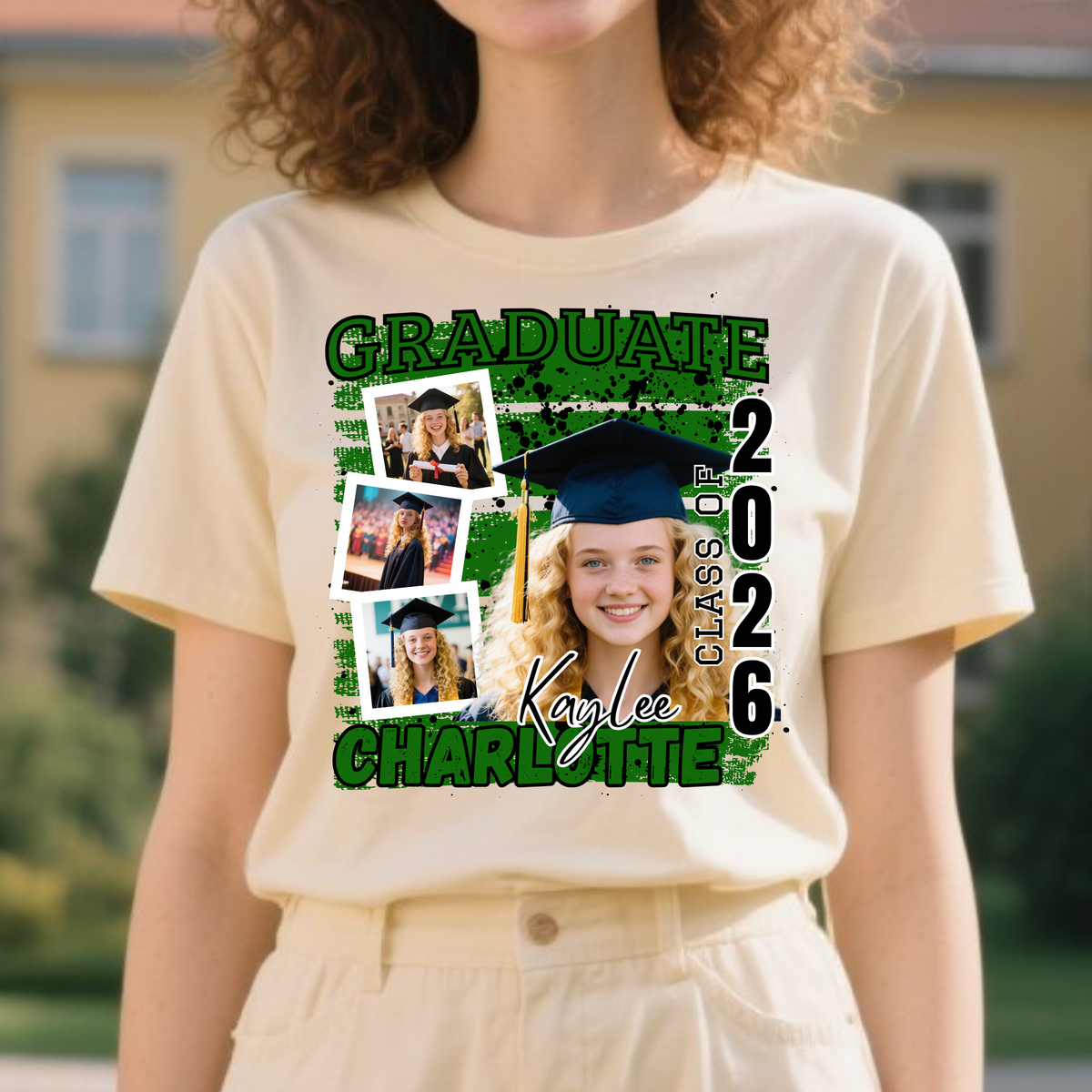 Custom Photo Graduation Shirt 2026, Personalized Graduate Tee