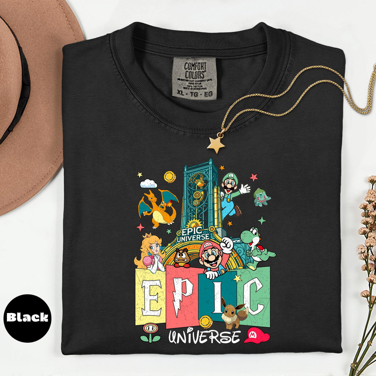 Comfort Colors Retro Gaming T-Shirt, Epic Universe Tee
