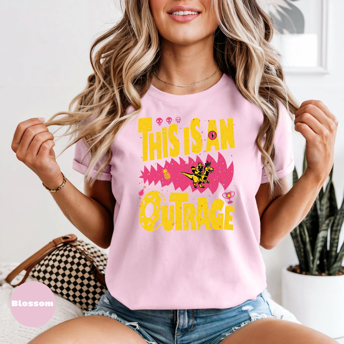 Comfort Colors This Is An Outrage T-Shirt - Retro Graphic Tee