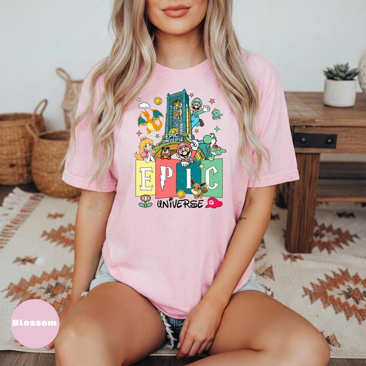 Comfort Colors Retro Gaming T-Shirt, Epic Universe Tee