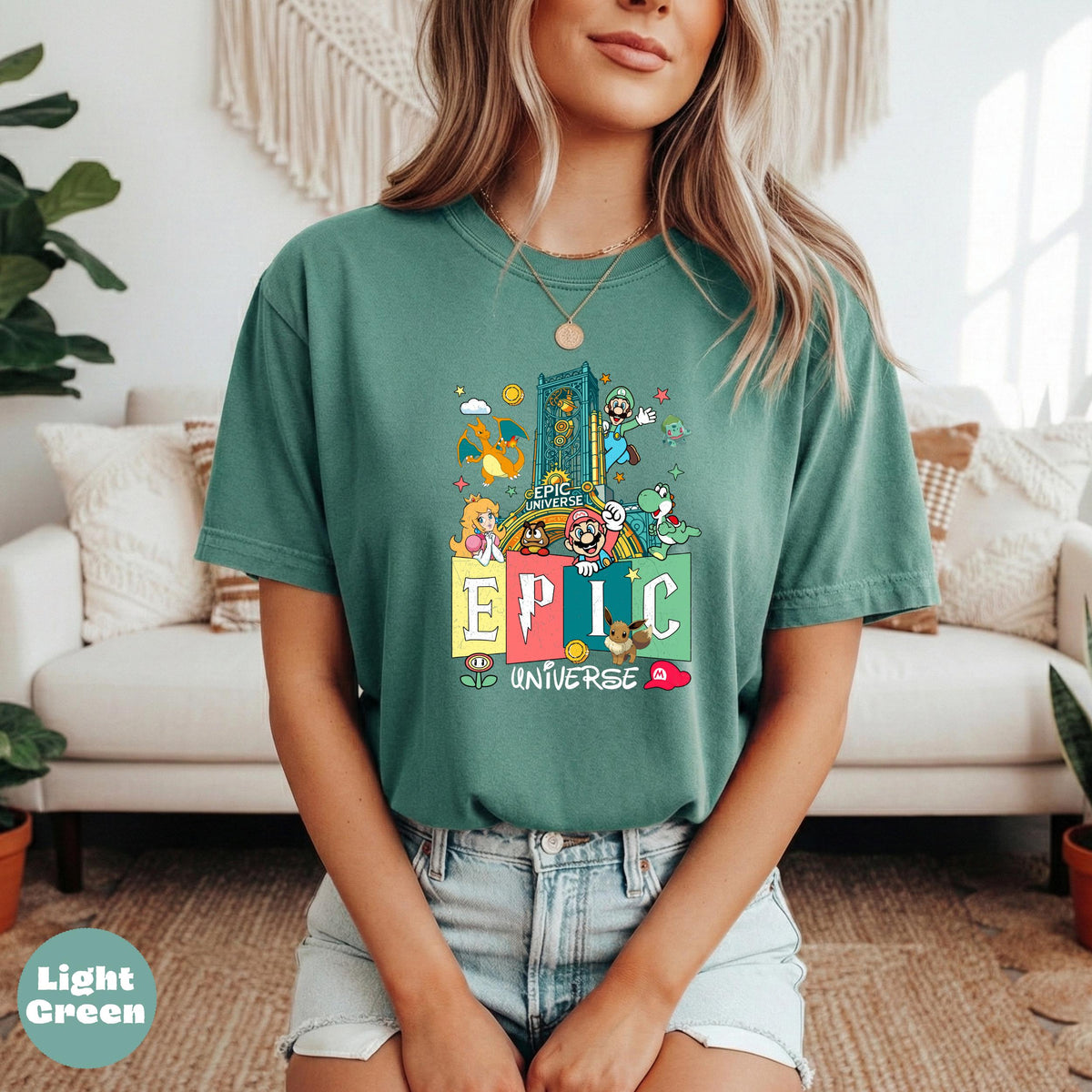 Comfort Colors Retro Gaming T-Shirt, Epic Universe Tee
