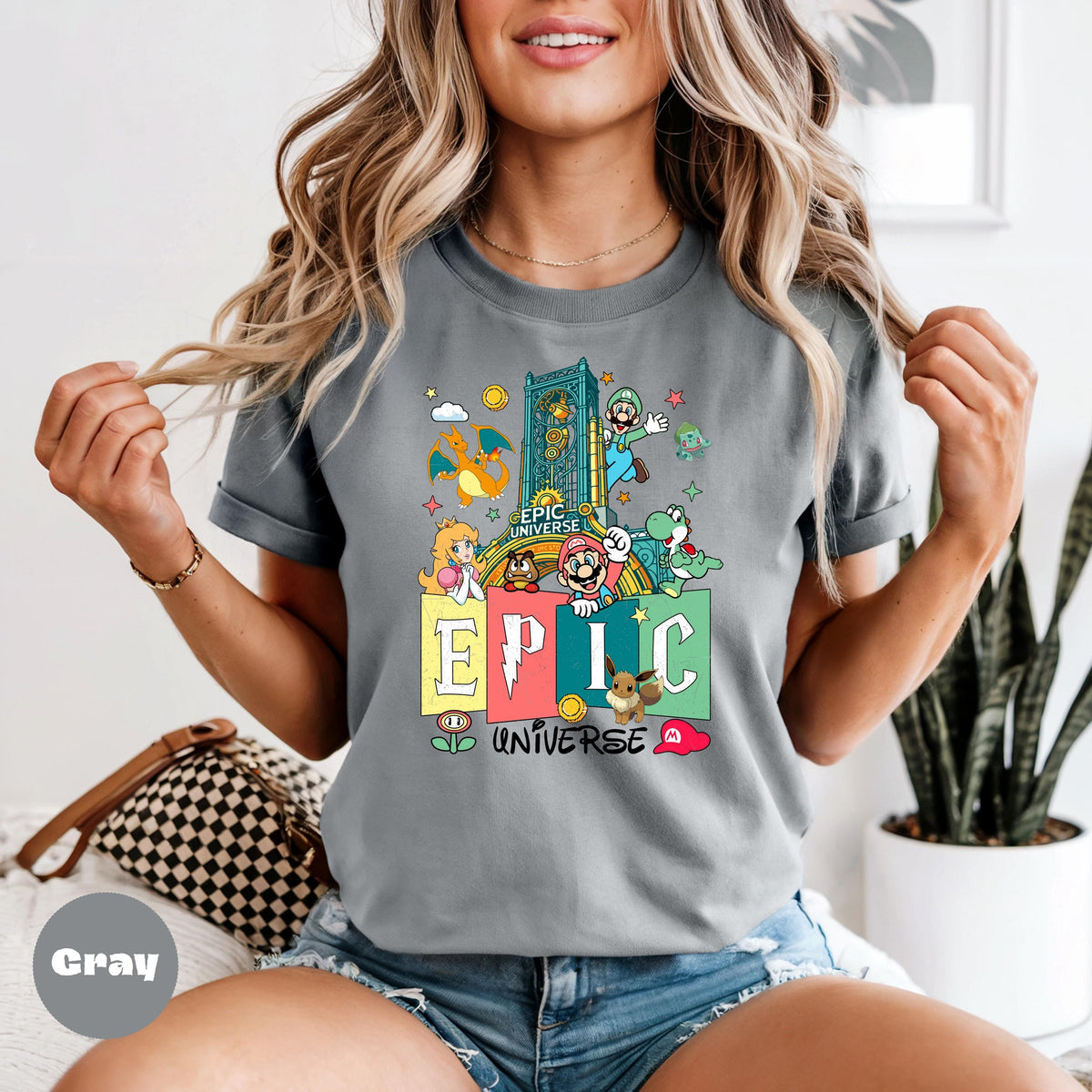 Comfort Colors Retro Gaming T-Shirt, Epic Universe Tee