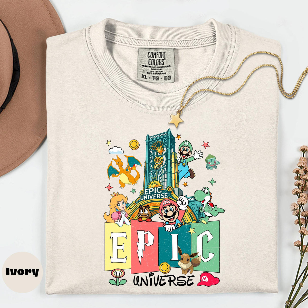 Comfort Colors Retro Gaming T-Shirt, Epic Universe Tee