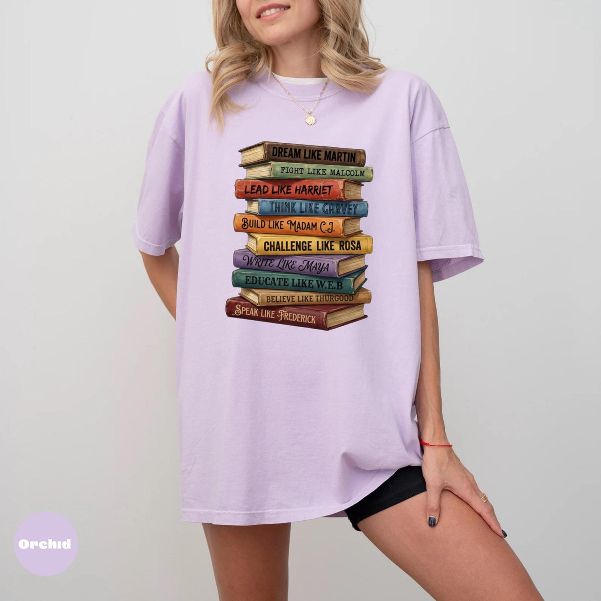Black History Books Comfort Colors T-Shirt, Educator Gift