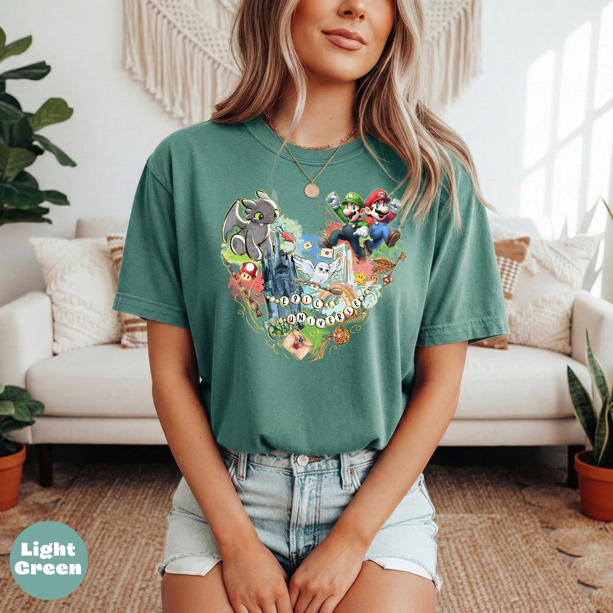 Comfort Colors Epic Universe T-Shirt, Fantasy Gaming Collage