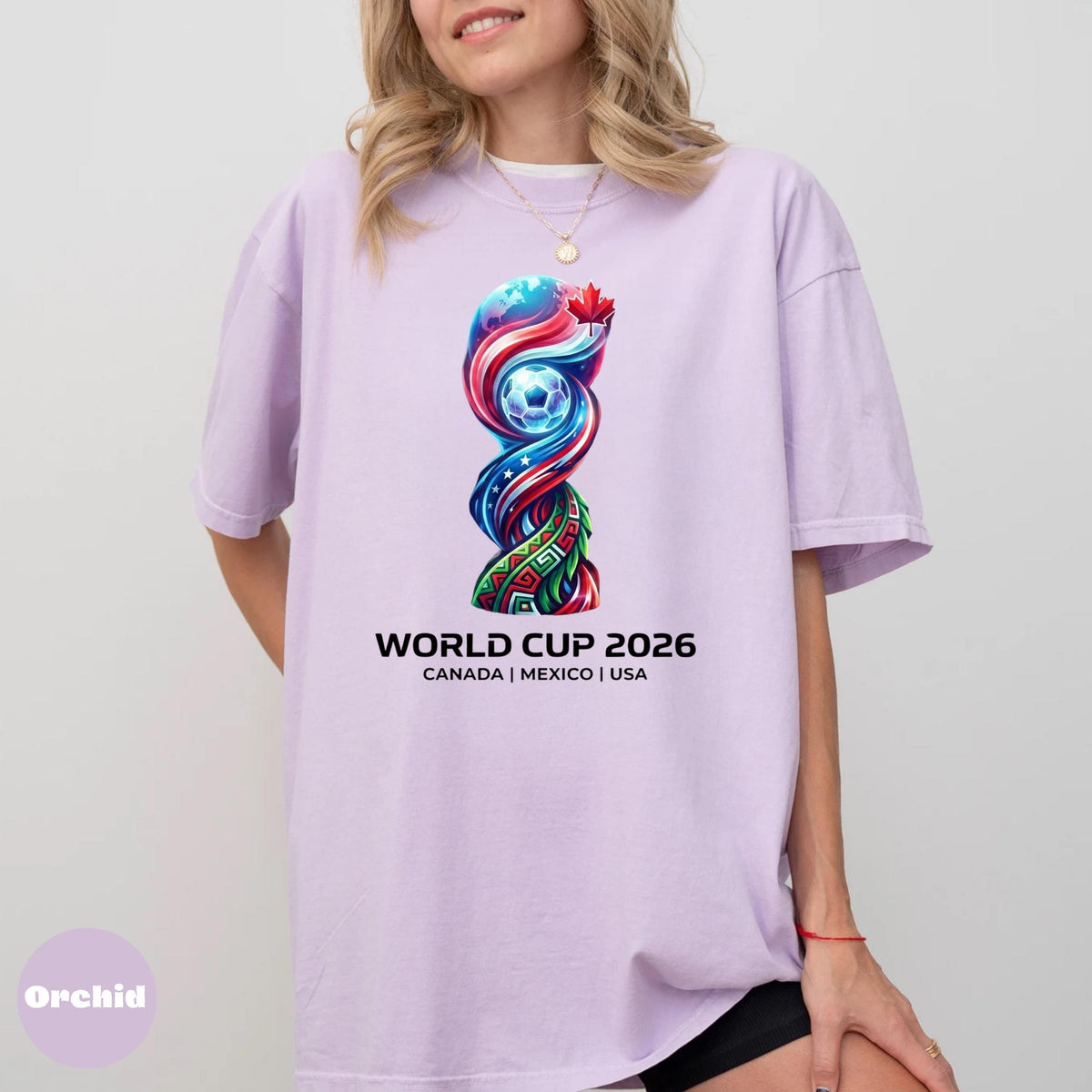 World Cup 2026 Comfort Colors Graphic Tee, Soccer Fan Shirt
