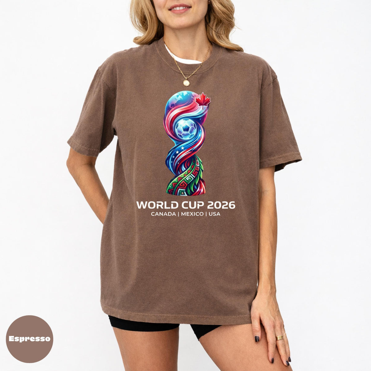 World Cup 2026 Comfort Colors Graphic Tee, Soccer Fan Shirt