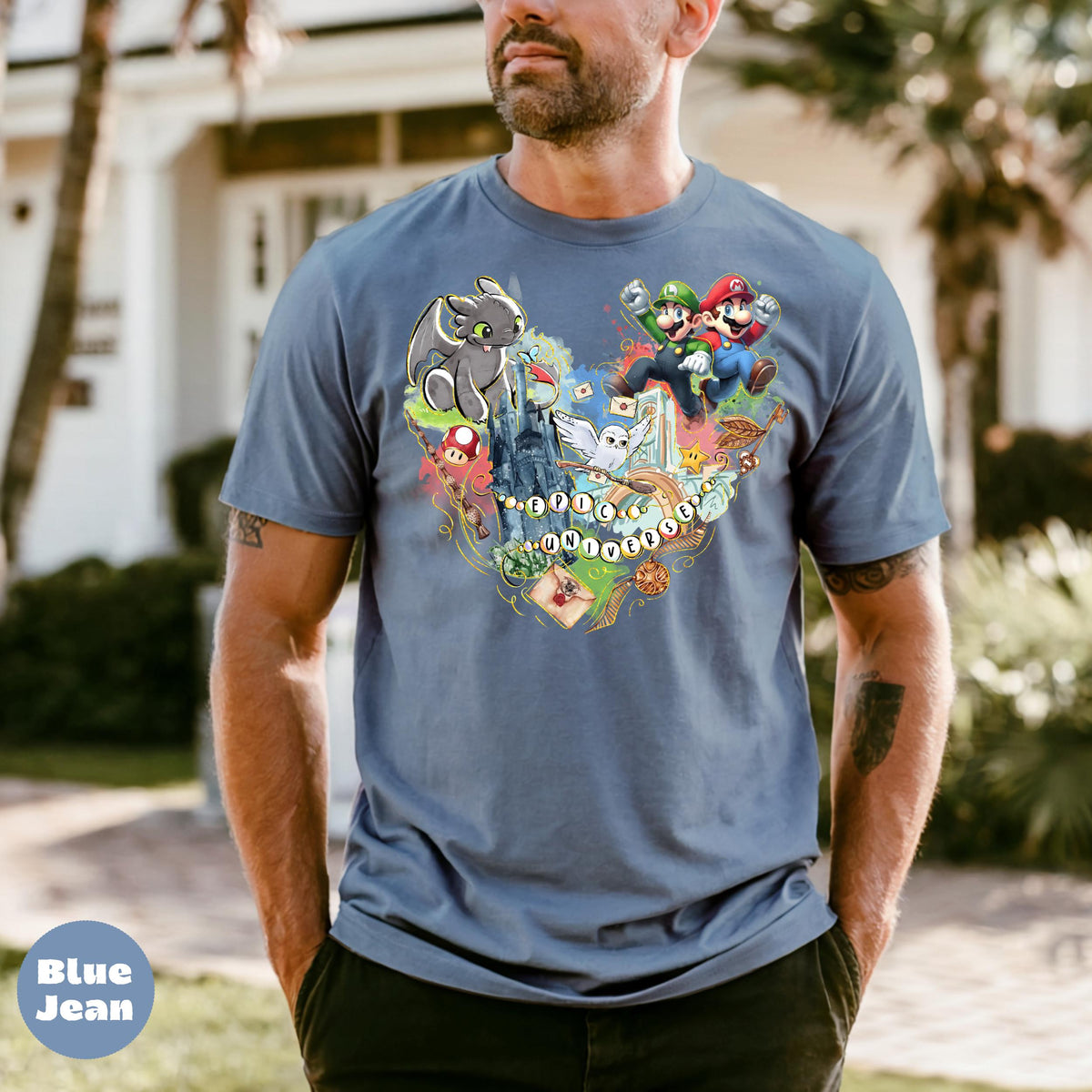Comfort Colors Epic Universe T-Shirt, Fantasy Gaming Collage