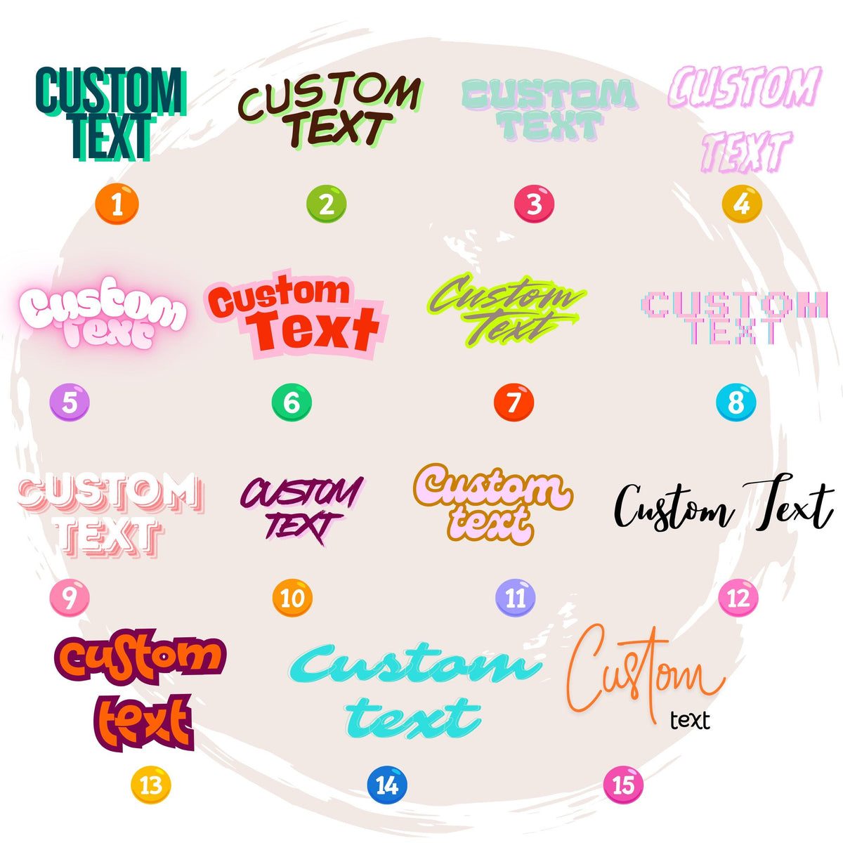 Custom Text Comfort Colors Shirt, Personalized Graphic Tee, Custom Message Shirt, Personalized Gift Idea